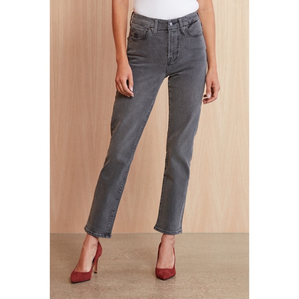 GOOD AMERICAN GOOD CLASSIC JEANS - Picture 1 of 4